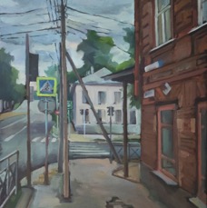 Вольвак Инна. Кострома. Переход. холст, масло,50-40 см.jpg
